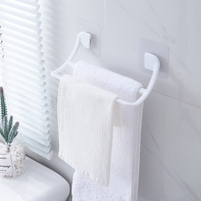 R5390 強力吸壁雙杆毛巾架