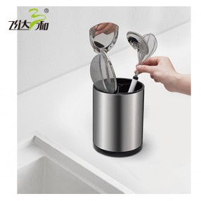 H2760 不（bú）鏽鋼旋轉收納桶