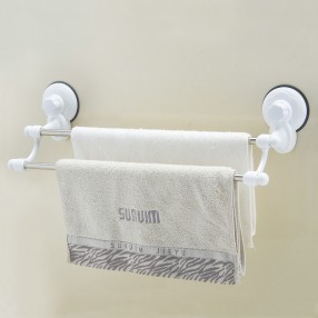 R1650強力吸壁雙（shuāng）杆毛巾架